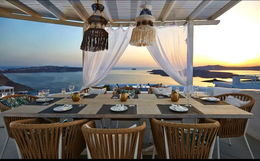 Restaurant, Volcano View Hotel, Santorini