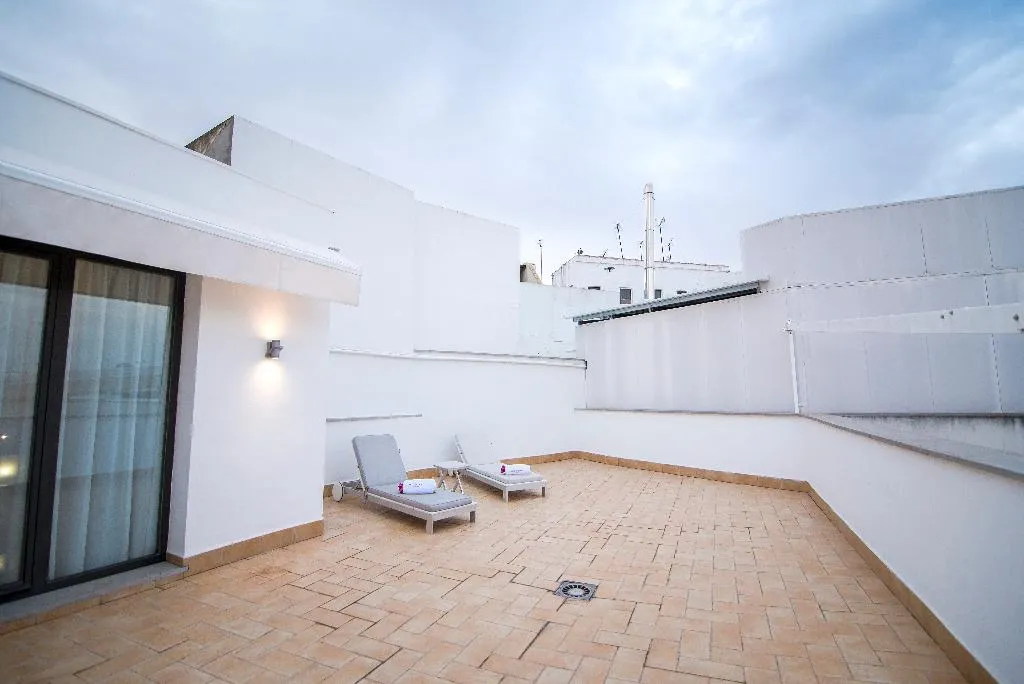 Terrace, Petit Palace Marques Santa Ana, Seville