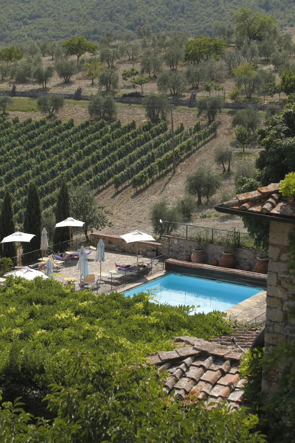 Terrace, Relais Vignale & Spa, Florence