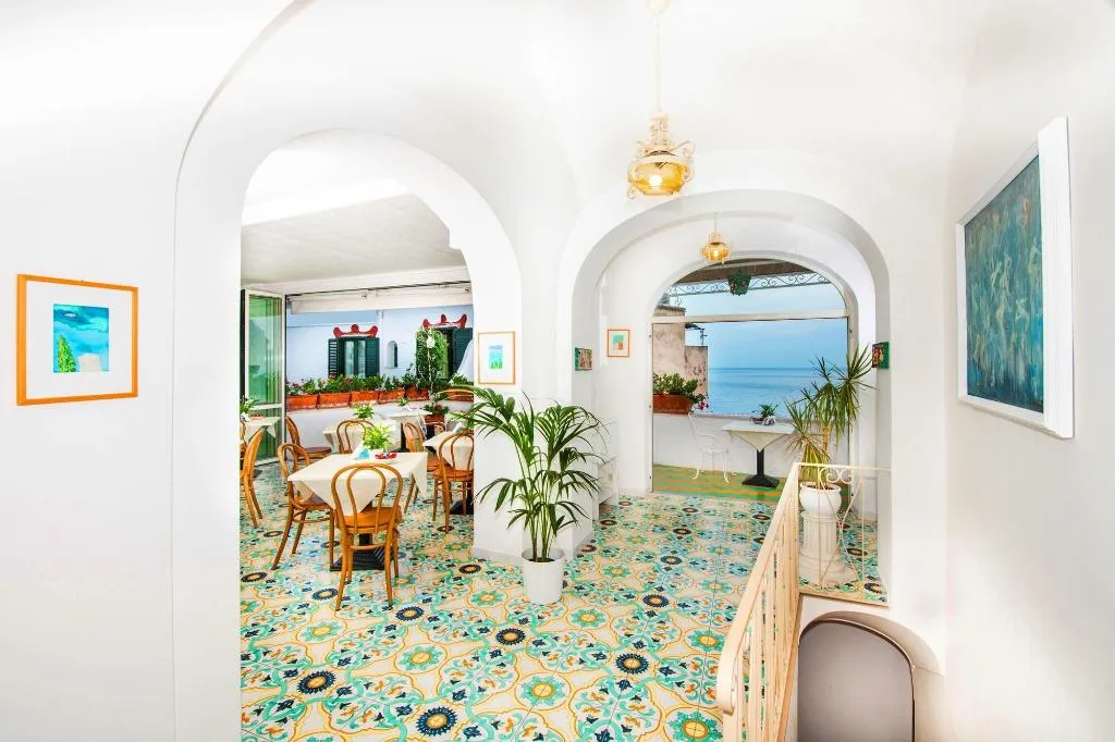 Restaurant, Pensione Casa Guadagno, Naples