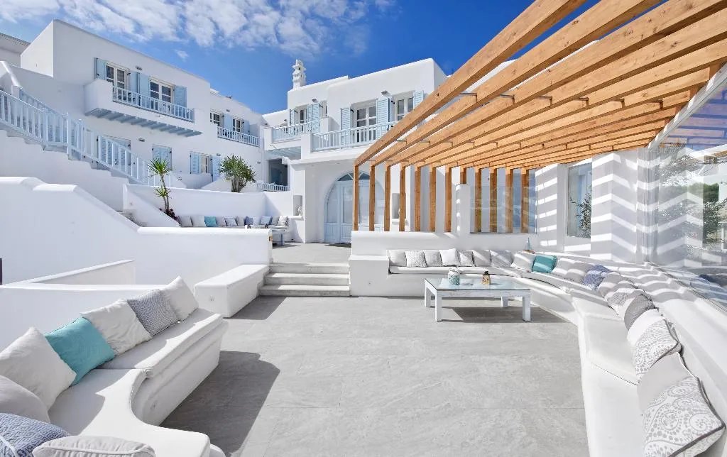 Terrace, Petinos Beach, Mykonos
