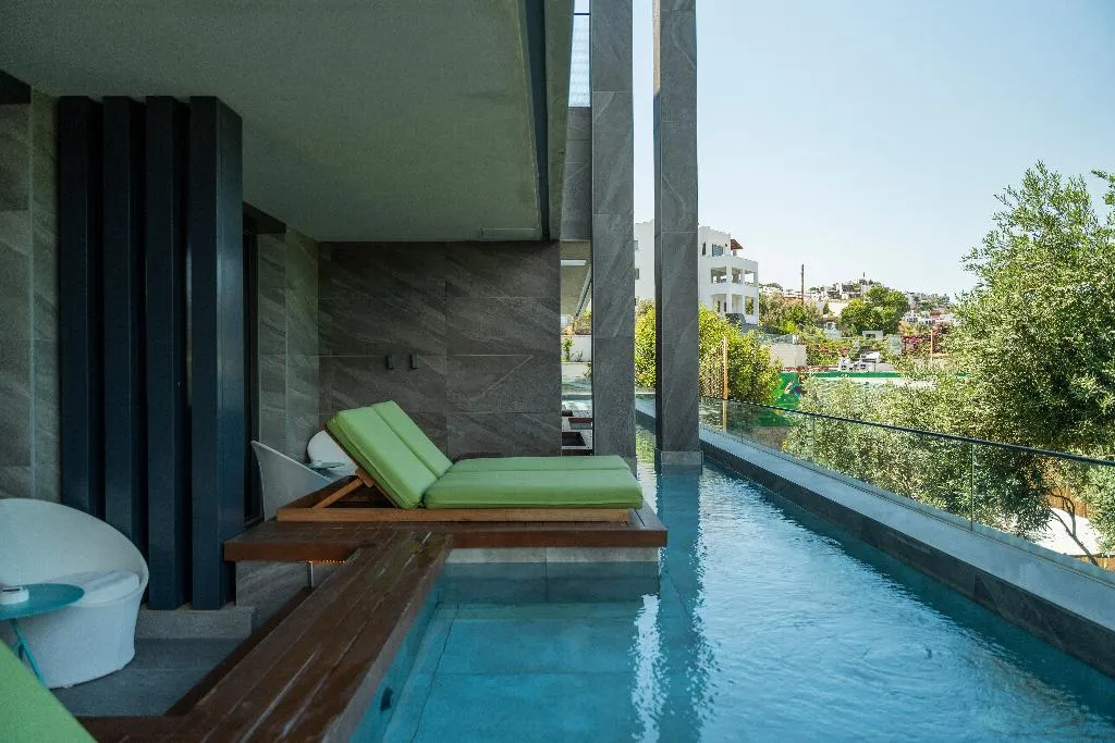 DOUBLE DELUXE POOL VIEW Room, Arts Hotel Bodrum Yalikavak, Bodrum