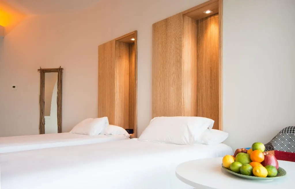 TWIN GUEST ROOM SEA VIEW Room, Higueron Hotel Malaga Curio collection by HILTON, Costa Del Sol