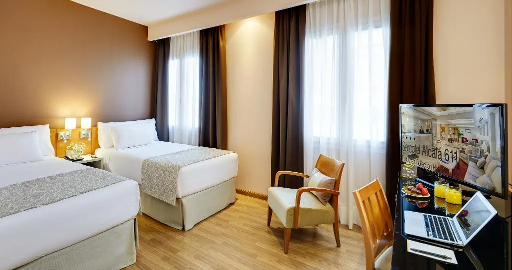 DOUBLE SINGLE USE STANDARD Room, Sercotel Alcala 611, Madrid