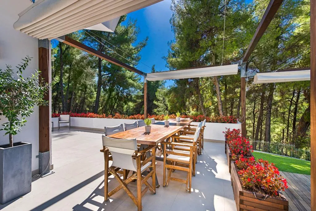 Terrace, The White Villa At Sani, Halkidiki