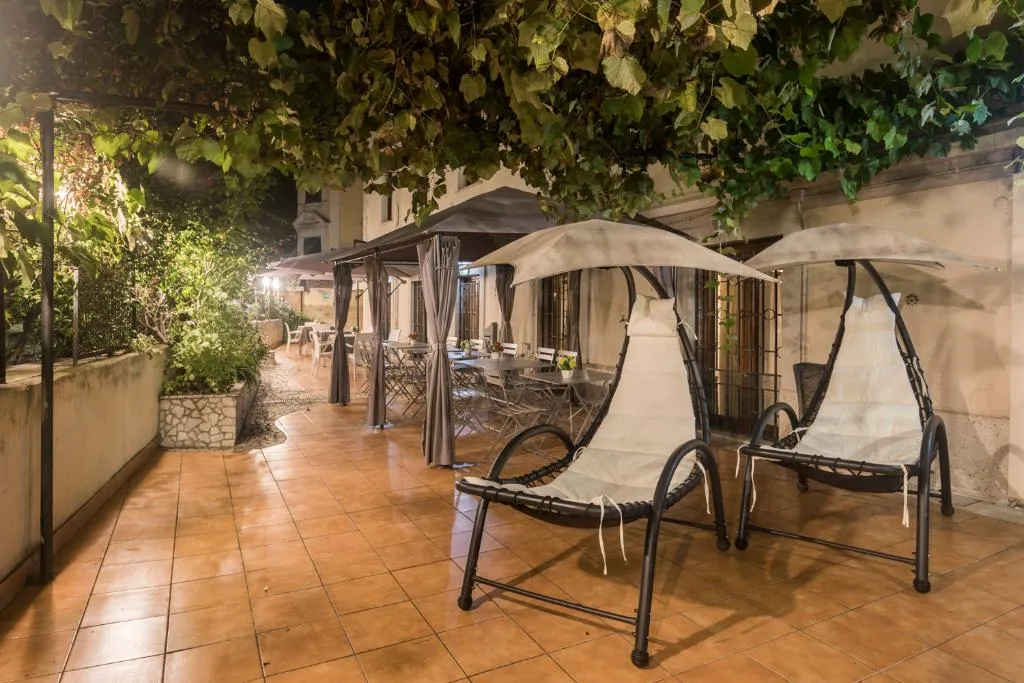 Terrace, Villa Rosa, Rome
