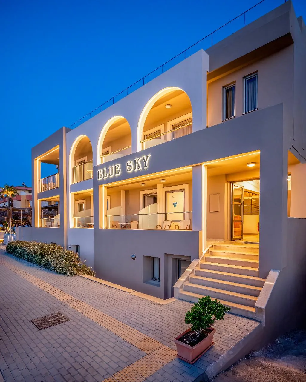 General view, Blue Sky Apartments, Crete