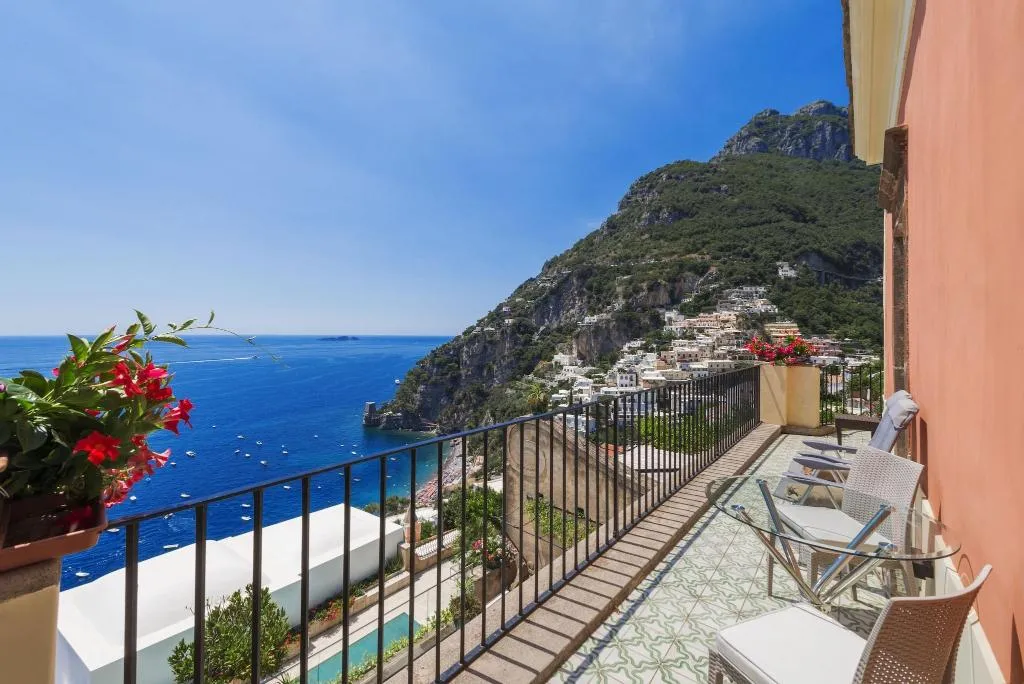 DOUBLE DELUXE SEA VIEW WITH BALCONY Room, Villa Magia, Naples