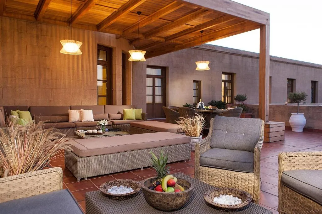 Terrace, Grande Albergo Delle Rose, Rhodes
