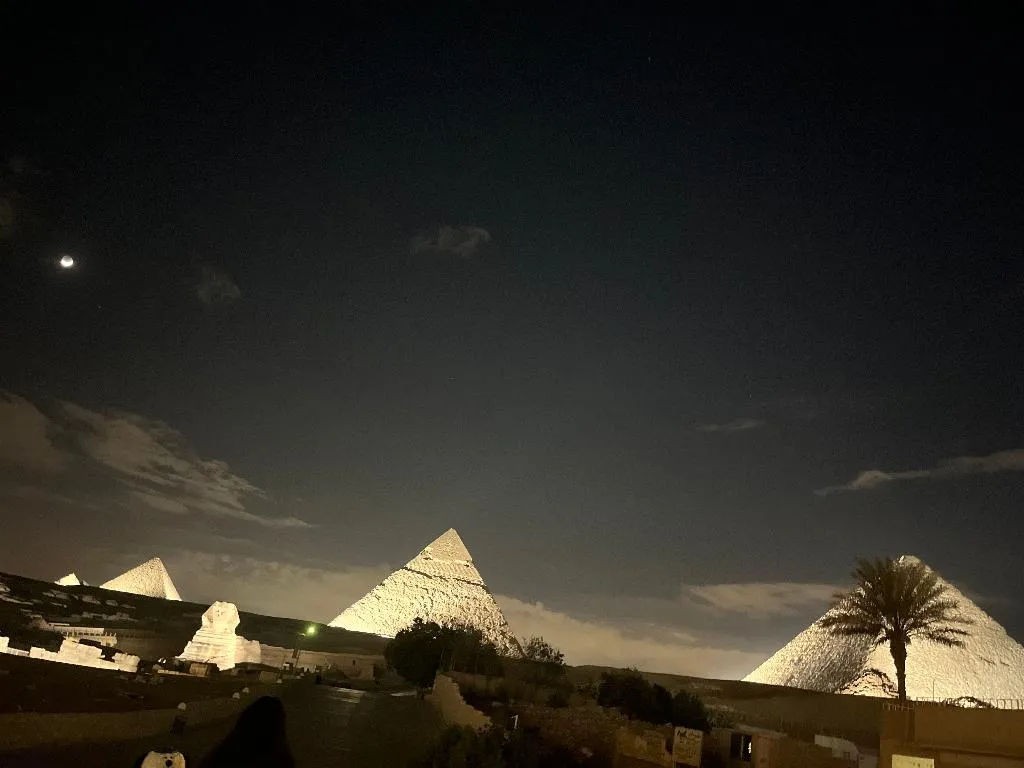 Terrace, The Gate Hotel Front Pyramids & Sphinx View Hotel, Cairo