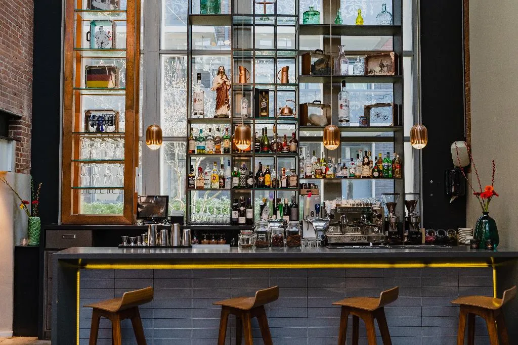 Bar, Hotel De Hallen, Amsterdam