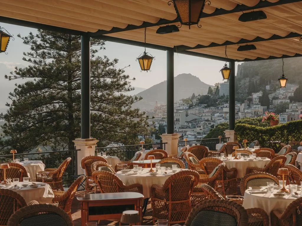 Restaurant, Grand Hotel Timeo, A Belmond Hotel, Taormina, Taormina