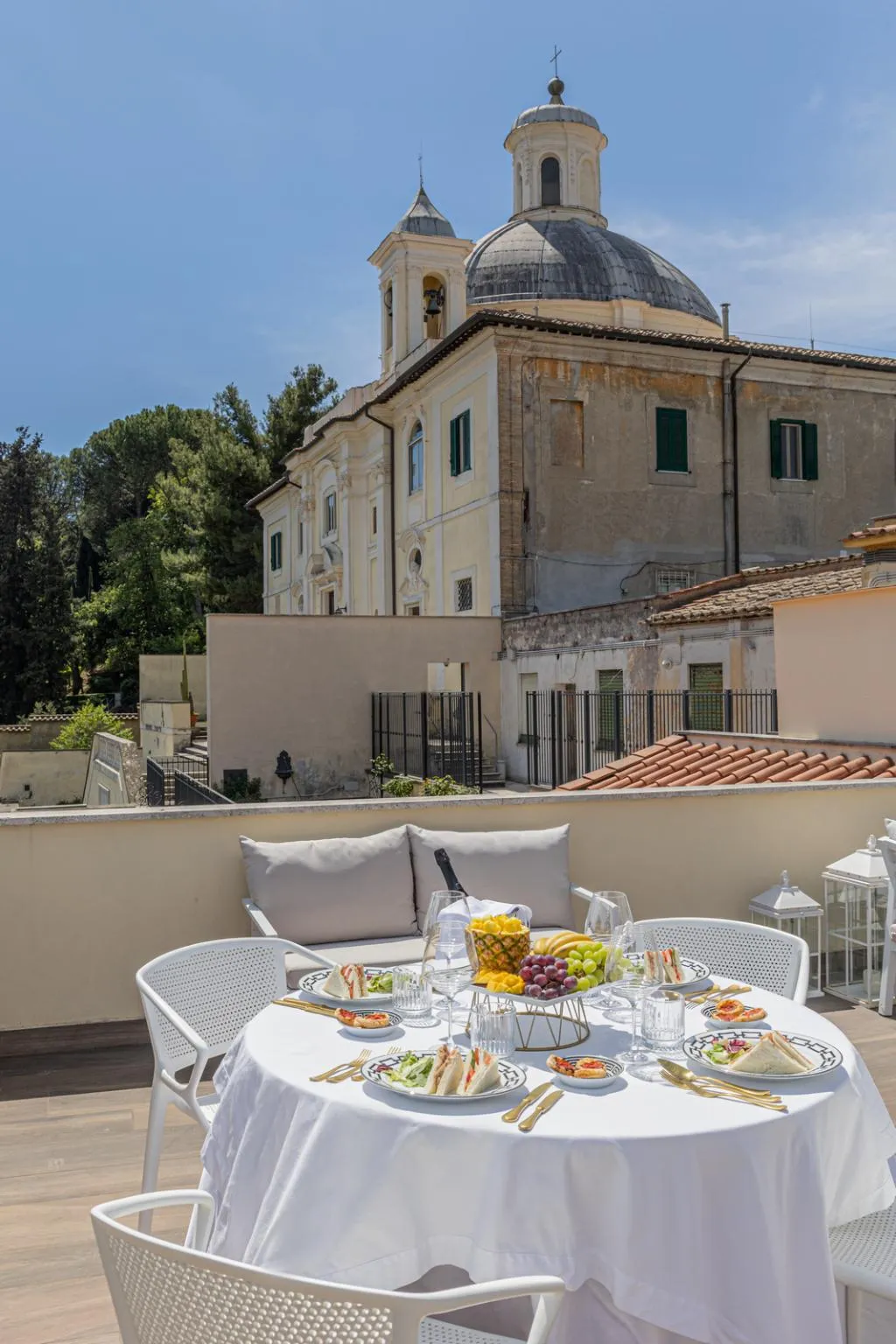 Terrace, Monastero dei Santi, Rome