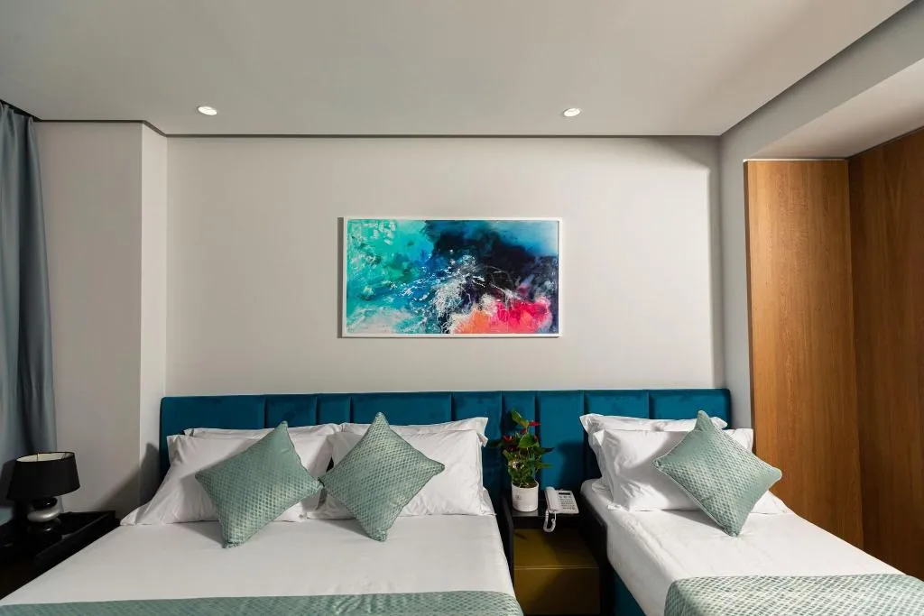 TRIPLE CITY VIEW TWO BEDS Room, Ames Hotel & SPA, Kavaje