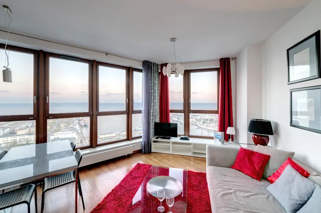 APARTMENT SEA VIEW ONE BEDROOM Room, Dom & House - Apartments Sea Towers, Gdansk