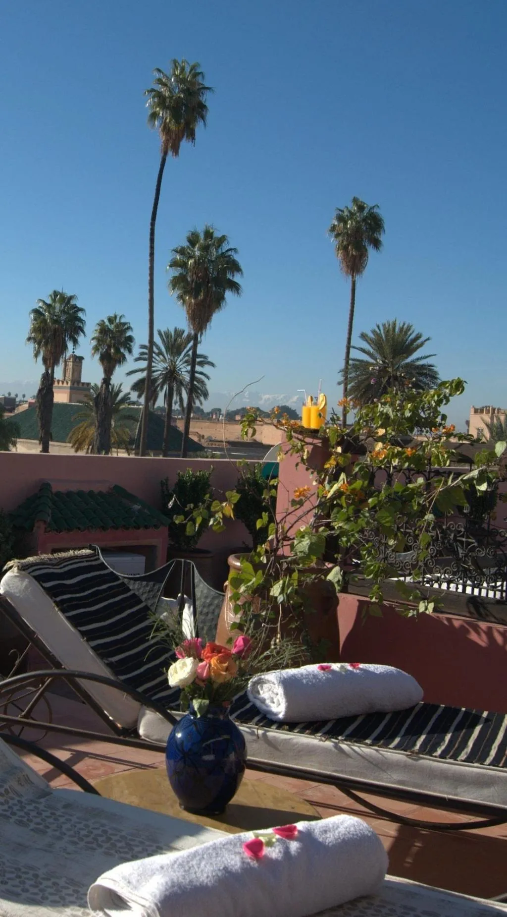 Terrace, Riad Imilchil, Marrakech
