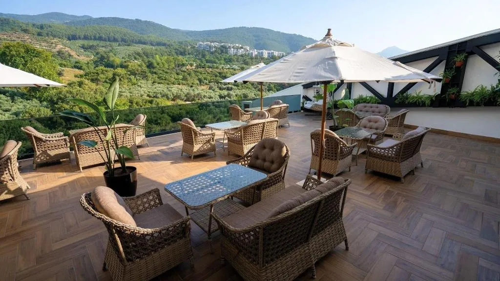 Terrace, Seven For Life Thermal Hotel, Izmir