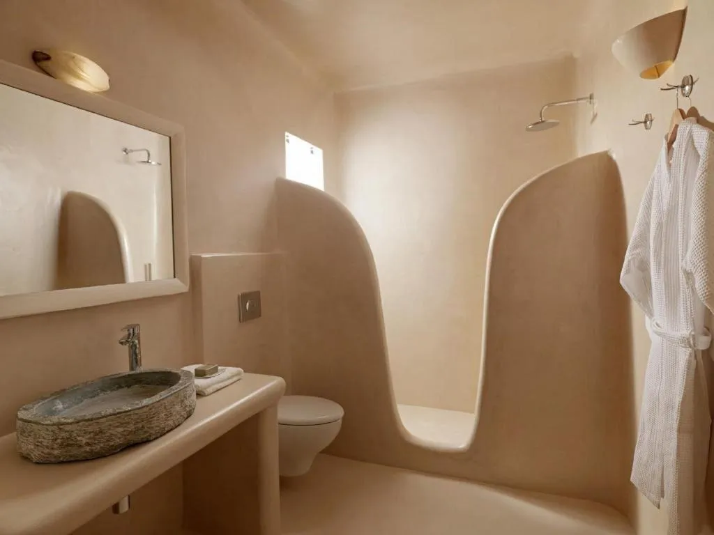 SUITE KING SIZE BED Room, Dome Resort Santorin, Santorini