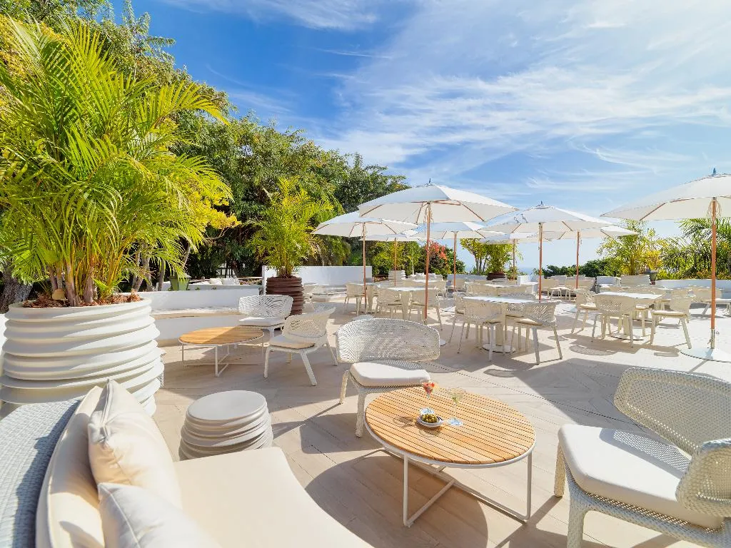Terrace, Hotel Jardín Tecina, La Gomera