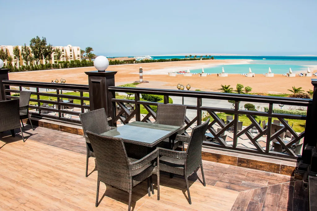 Terrace, Gravity Hotel Aqua Park Hurghada, Red Sea Riviera