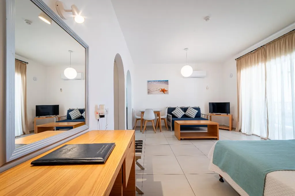 STUDIO SUPERIOR SIDE SEA VIEW Room, Kefalos Beach Tourist Village, Cyprus