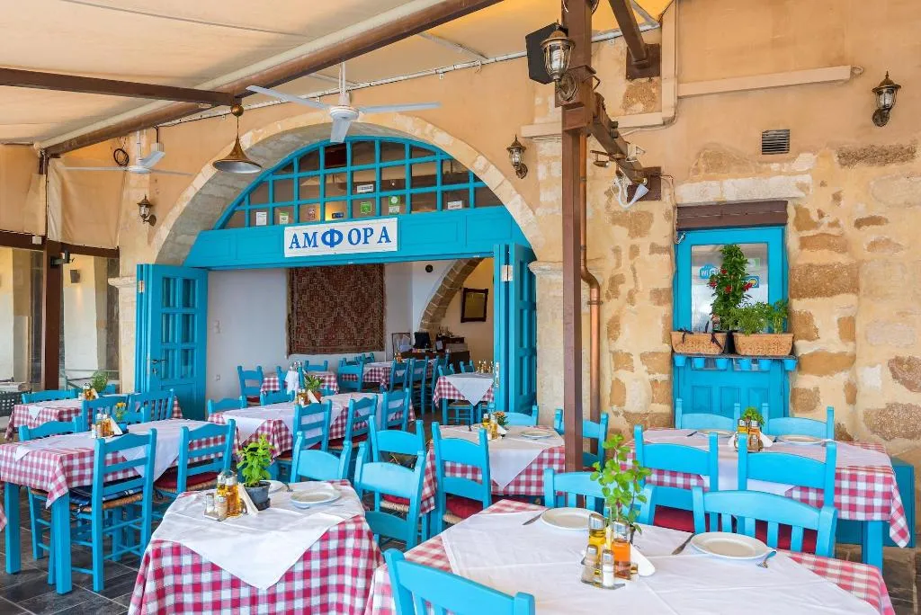 Restaurant, Amphora, Crete