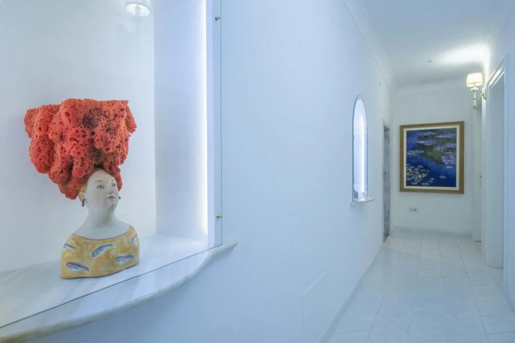 Lobby, Hotel Pellegrino, Naples