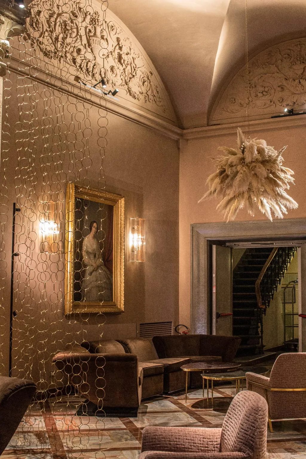Lobby, Grand Hotel Cavour, Florence