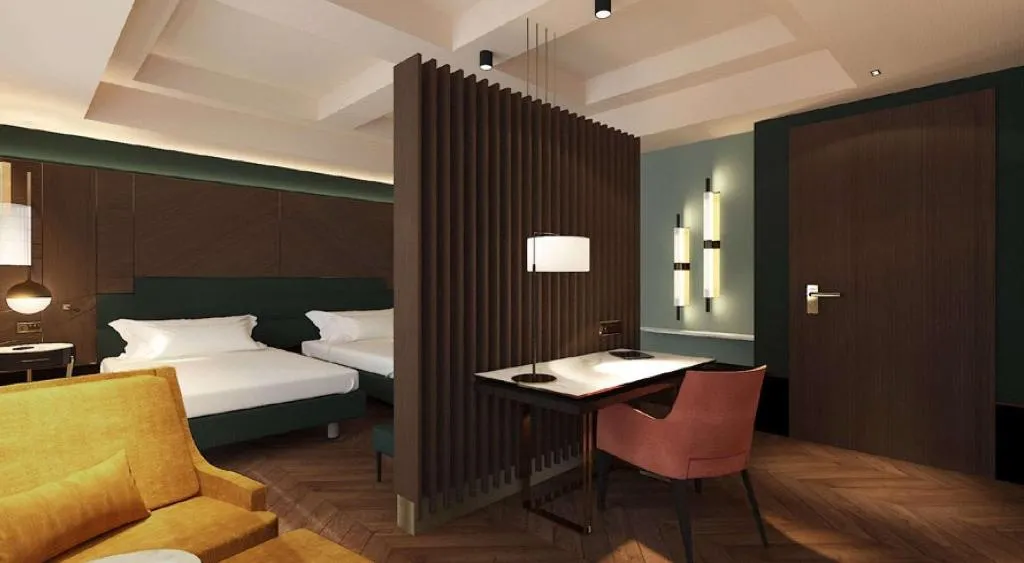 TWIN EXECUTIVE 2 DOUBLE BEDS Room, Hilton Rome Eur La Lama, Rome