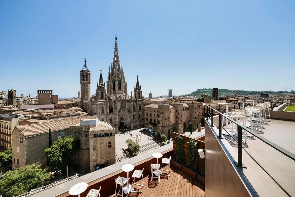 Terrace, Lamaro Hotel, Barcelona