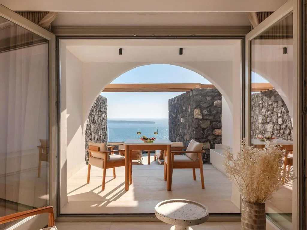 Terrace, Santo Pure Oia Suites and Villas, Santorini