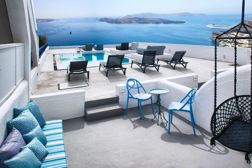 Terrace, Amity Suites, Santorini
