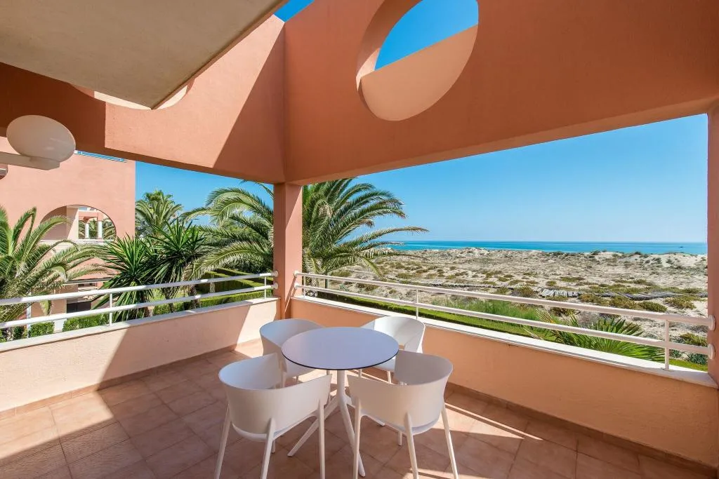 Terrace, Oliva Nova Beach & Golf Hotel, Fuerteventura