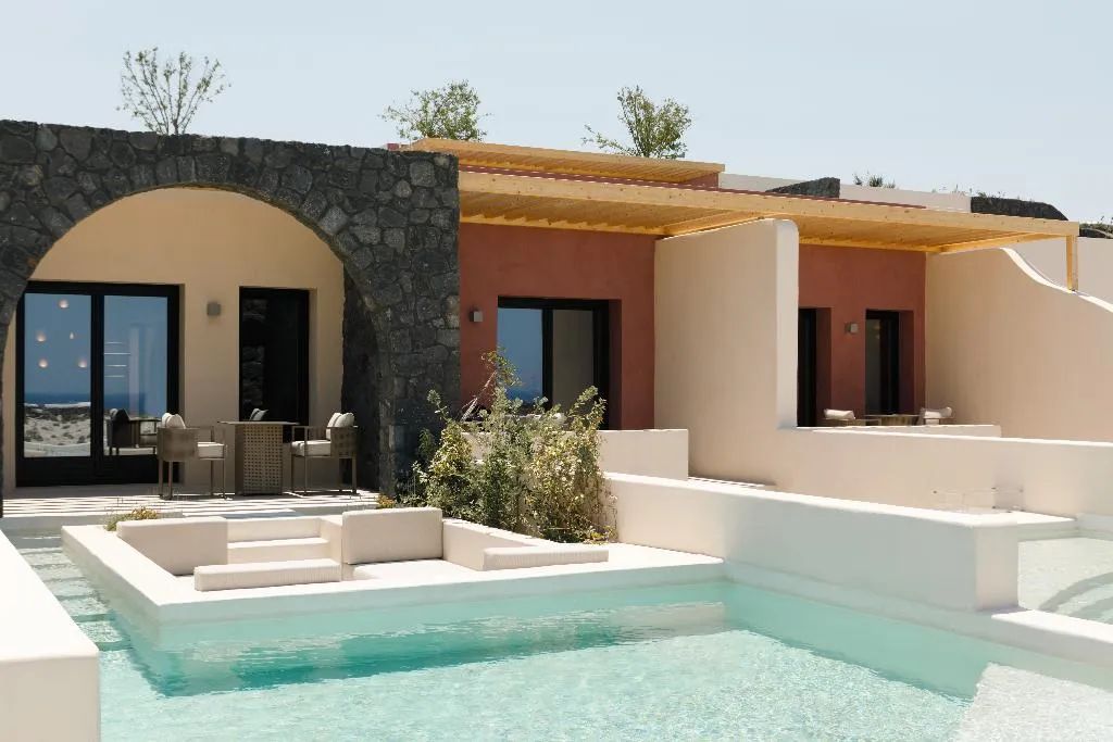 VILLA SEA VIEW WITH PRIVATE POOL Room, Elysian Retreat, Santorini