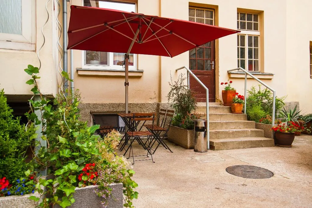Terrace, Cloister Inn, Prague