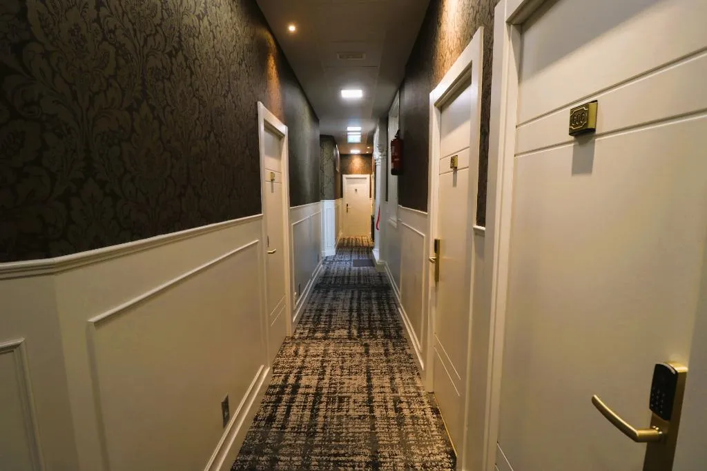 Lobby, Hostal Hispano-Argentino Gran Via, Madrid