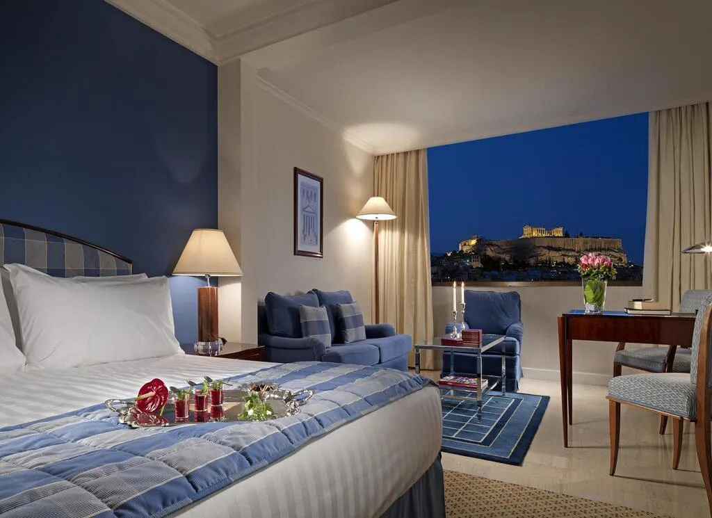SUITE KING SIZE BED Room, Athenaeum InterContinental Athens, Athens