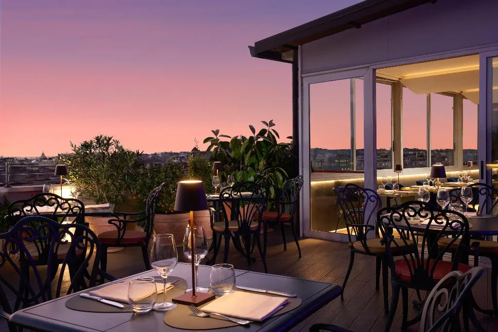 Restaurant, Marcella Royal - Rooftop Garden, Rome