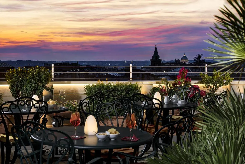 Restaurant, Marcella Royal - Rooftop Garden, Rome