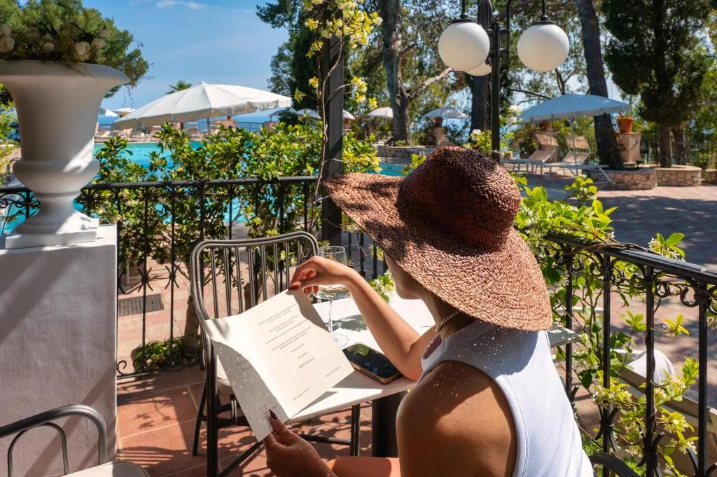 Terrace, Excelsior Palace, Taormina