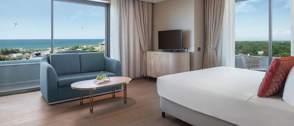 TRIPLE SEA VIEW Room, Ela Excellence Resort Belek, Antalya