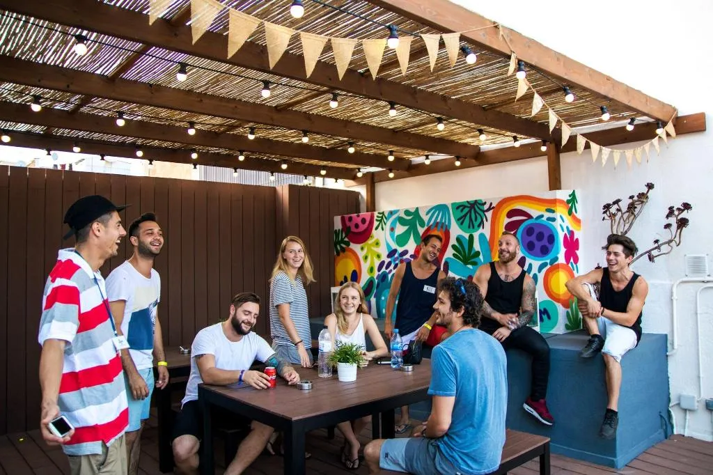 Terrace, Sant Jordi Gracia Hostel, Barcelona