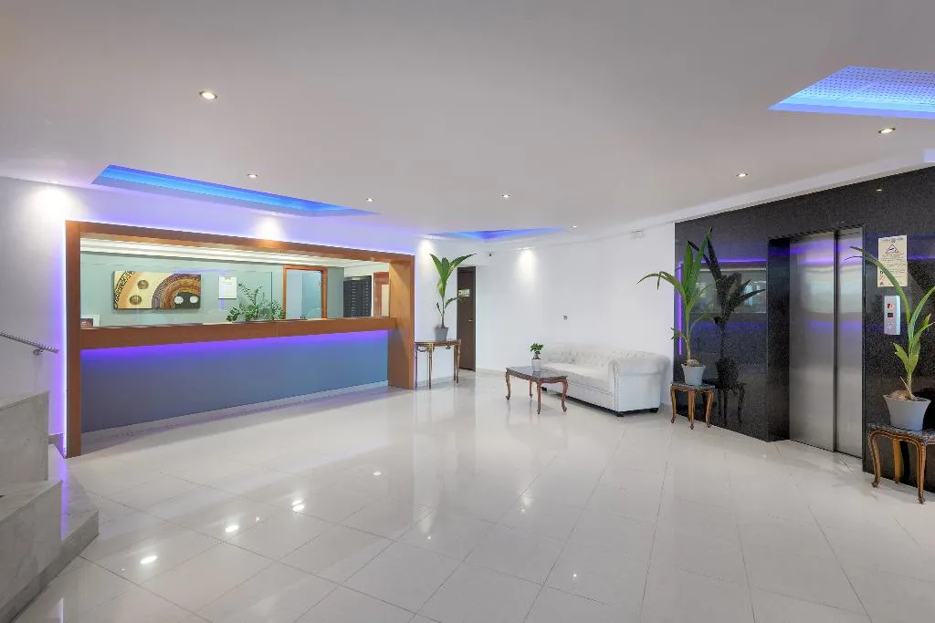 Lobby, Oceanis Park Hotel, Rhodes