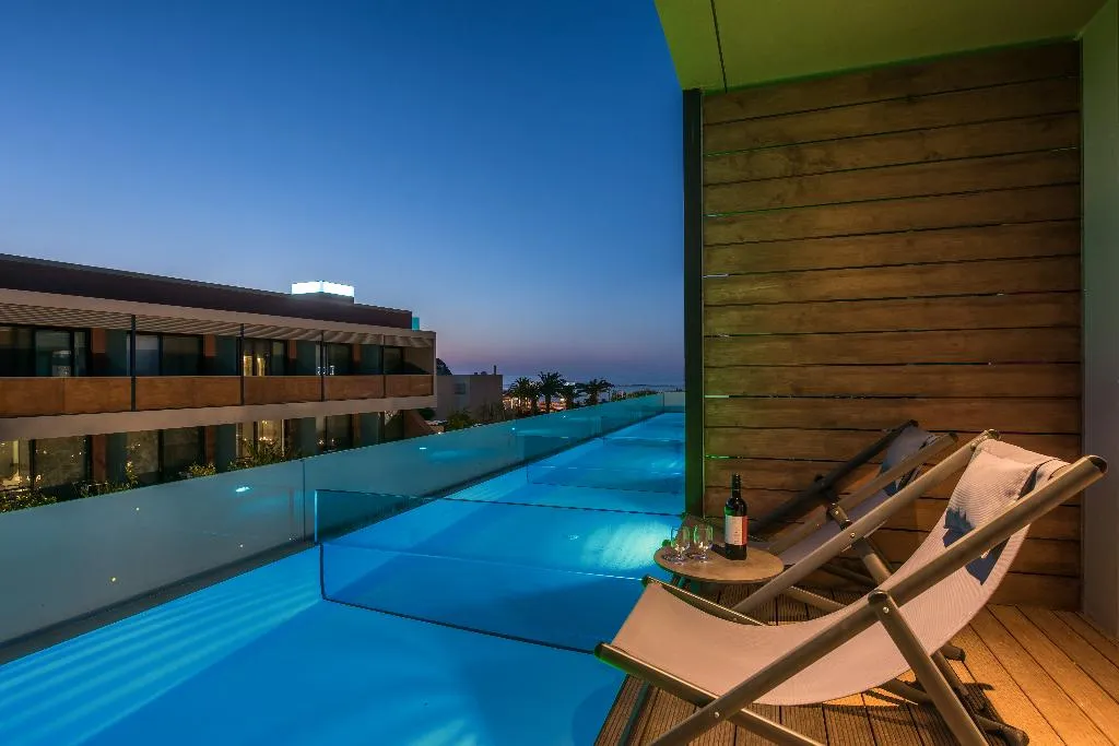 Double or Twin SUPERIOR WITH PRIVATE POOL Room, Harmony Boutique Resort, Crete