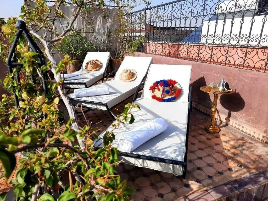 Terrace, Riad Irhalne, Marrakech