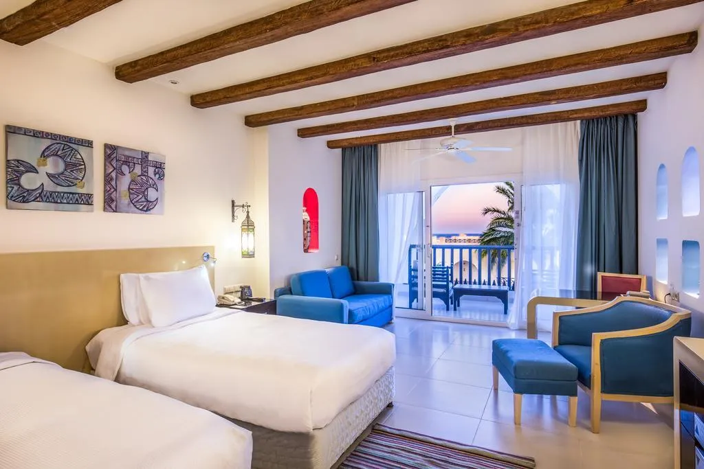 FAMILY ROOM GARDEN VIEW Room, Hilton Marsa Alam Nubian Resort, Red Sea Riviera