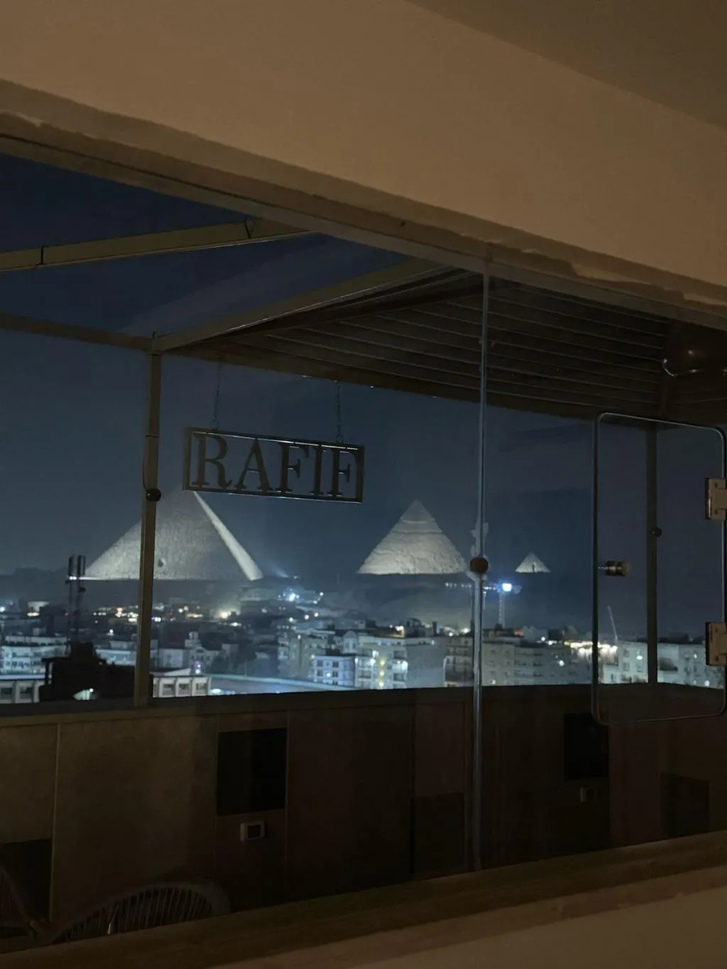 Terrace, Rafif Hotel, Cairo