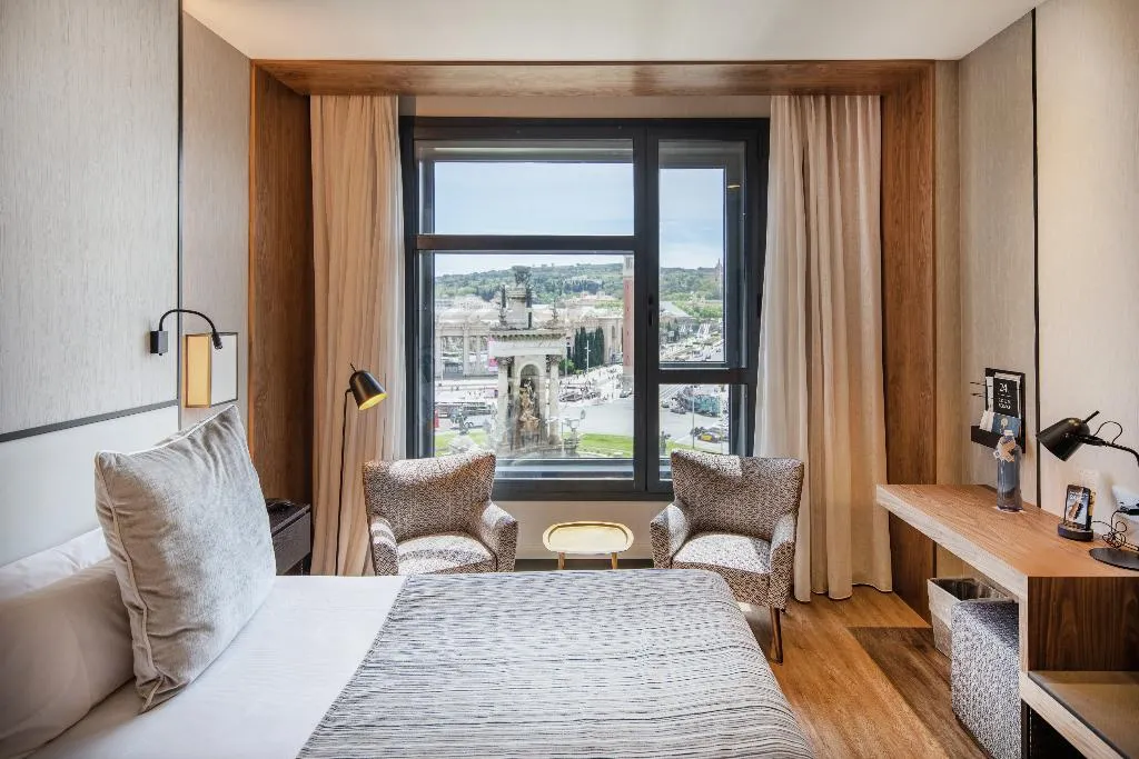 DOUBLE SINGLE USE WITH VIEWS Room, Catalonia Barcelona Plaza, Barcelona