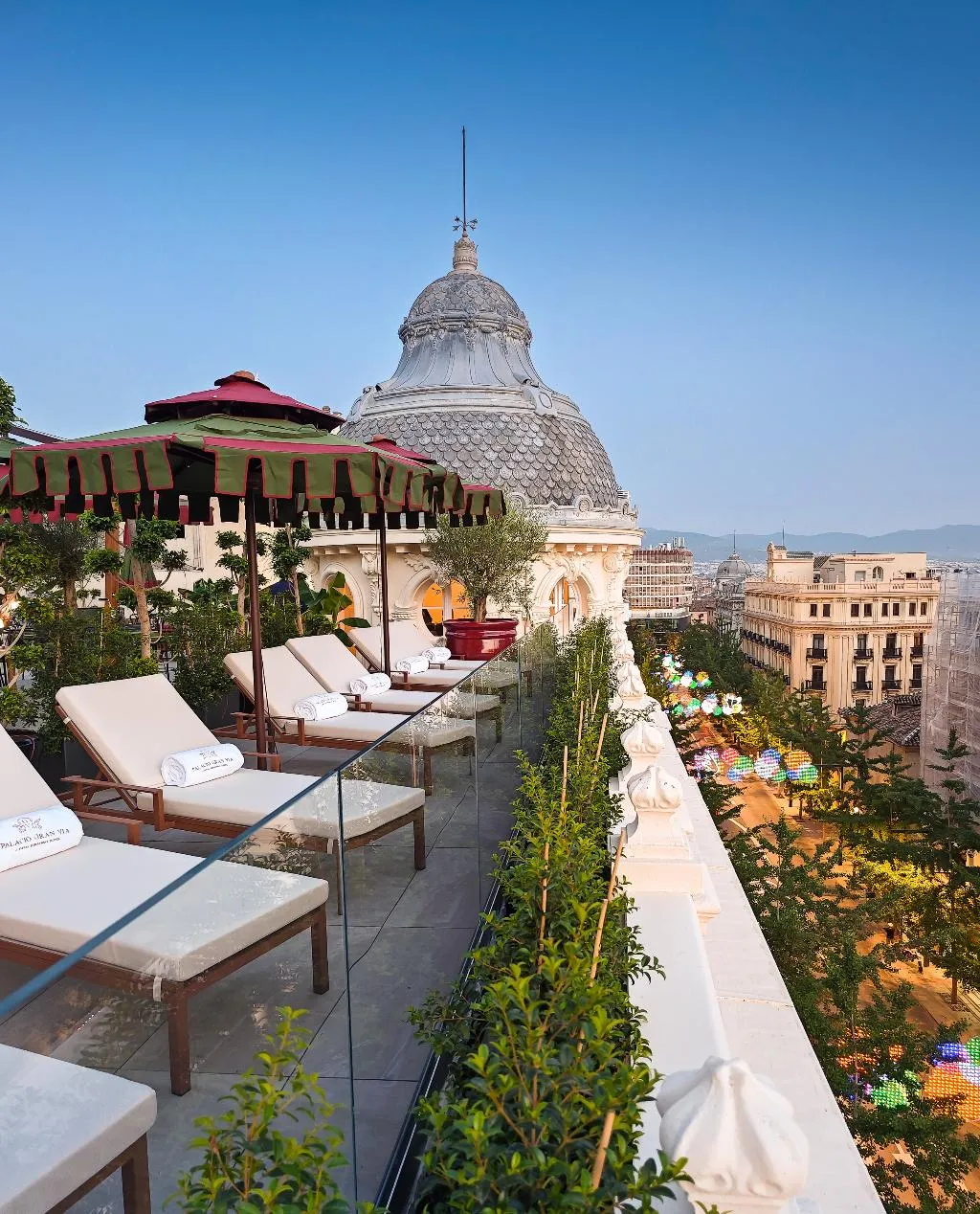Terrace, Palacio Gran Via, A Royal Hideaway Hotel, Andalucia
