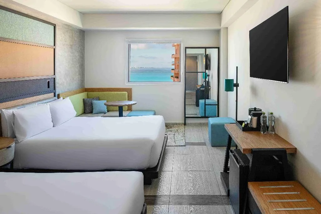 DOUBLE SEA VIEW Room, Aloft Cancun, Cancun Area